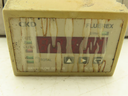 CKD Fluerex WFK7050-20-A5 Karman Vortex Flow Meter Sensor 10-50L/min 3/4" *Read*