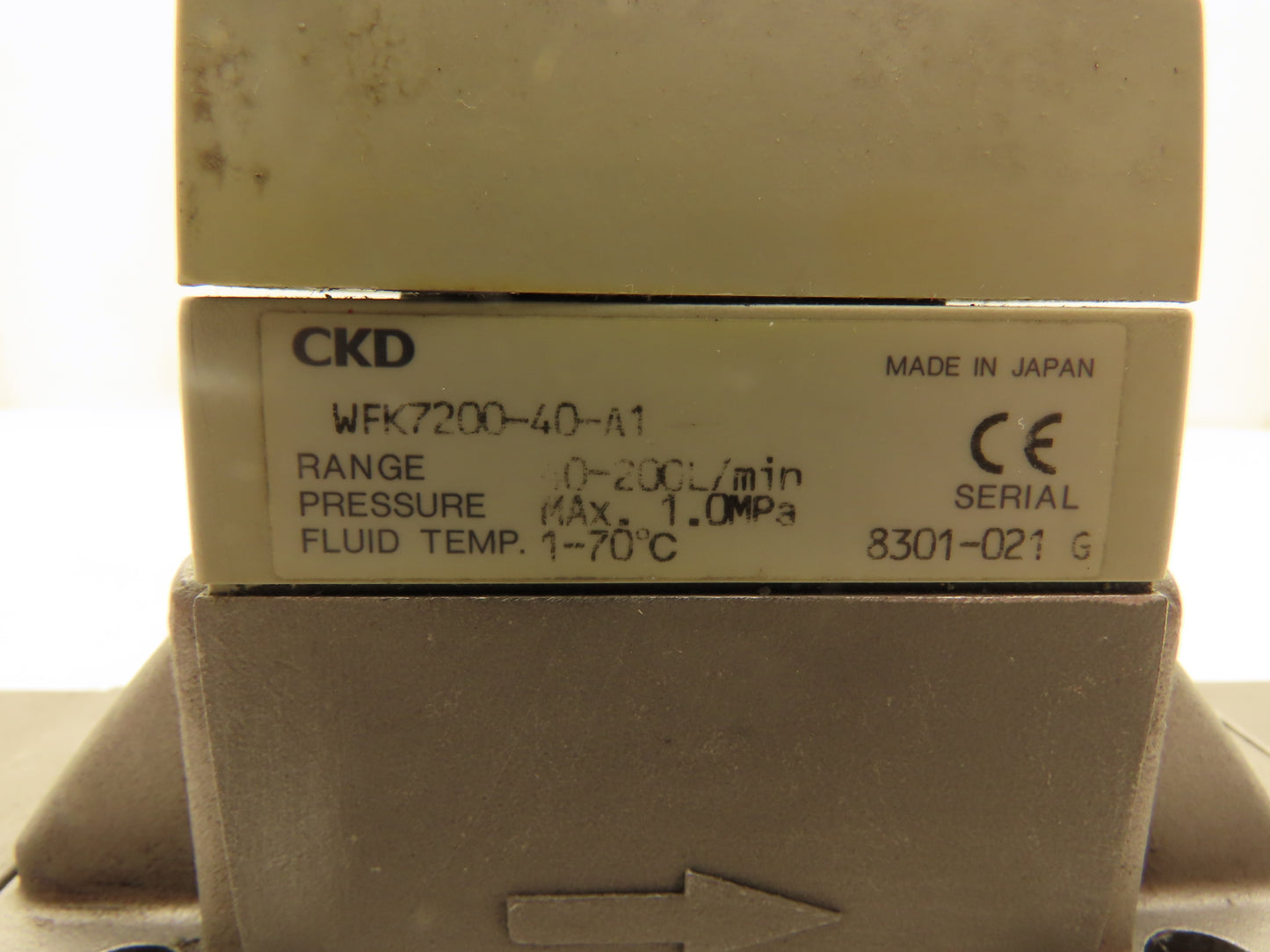 CKD Fluerex WFK7200-40-A1 Karman Vortex Flow Meter Sensor 40-200L/min 1-1/2"