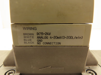 CKD Fluerex WFK7200-40-A1 Karman Vortex Flow Meter Sensor 40-200L/min 1-1/2"