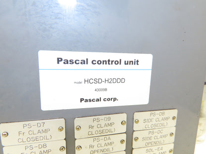 Pascal HCSD-H2DDD Air Operated Hydraulic Pump Power Control Unit X6308U-D