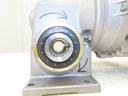 Nord 1SM50AX-80L/4 CUS Gearmotor 5:1 Ratio 330 RPM .75kw 230/460V Hollow Shaft