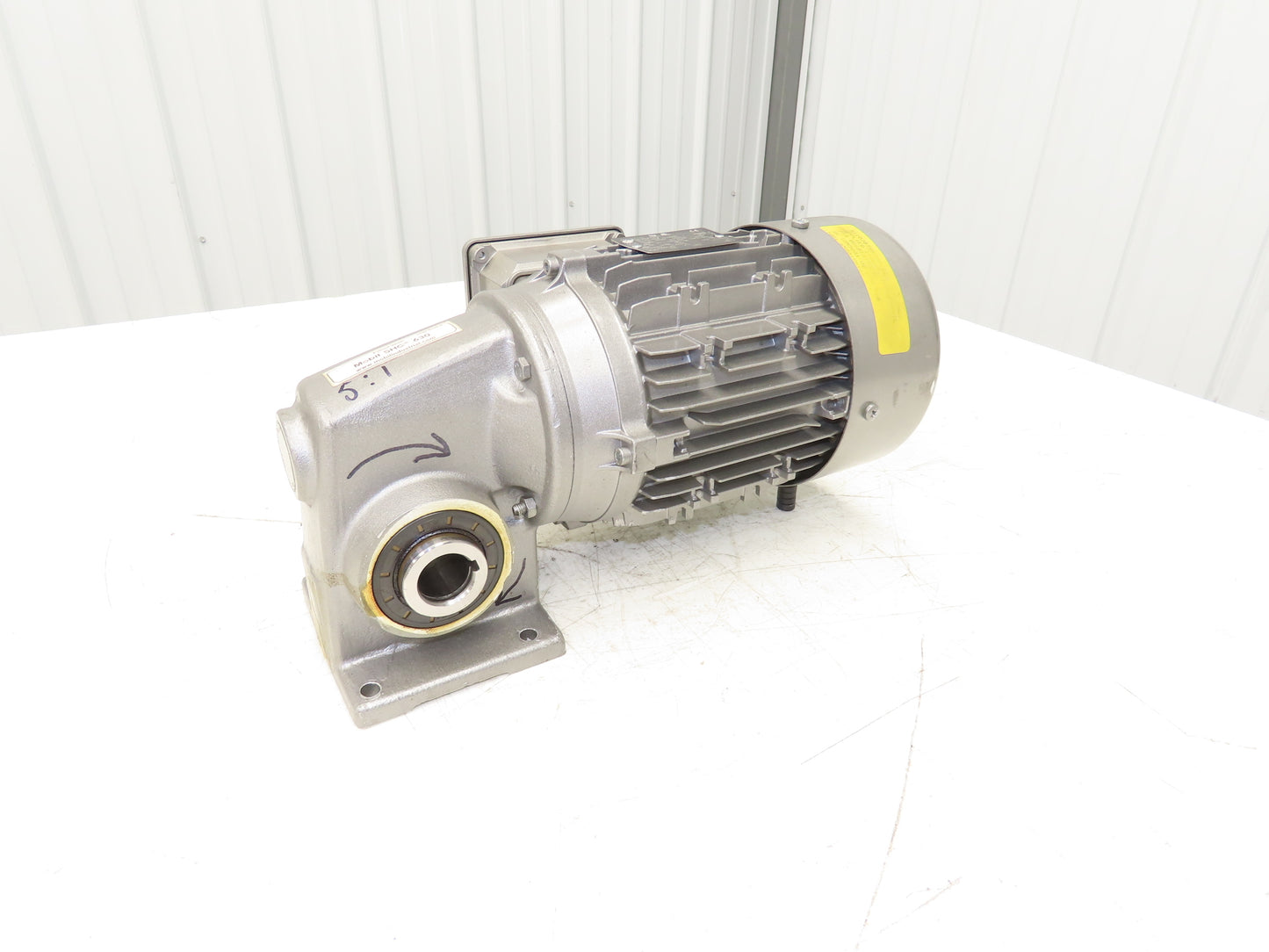 Nord 1SM50AX-80L/4 CUS Gearmotor 5:1 Ratio 330 RPM .75kw 230/460V Hollow Shaft