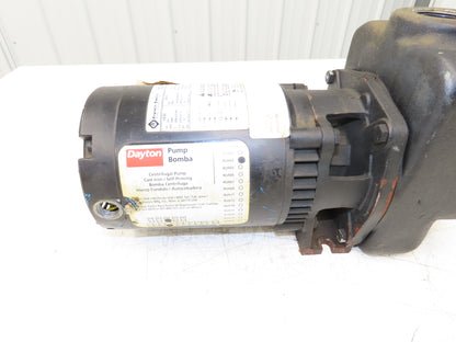 Dayton 4UA64 Self Priming Centrifugal Pump 3/4"NPT 3/4Hp 230/460V 3PH