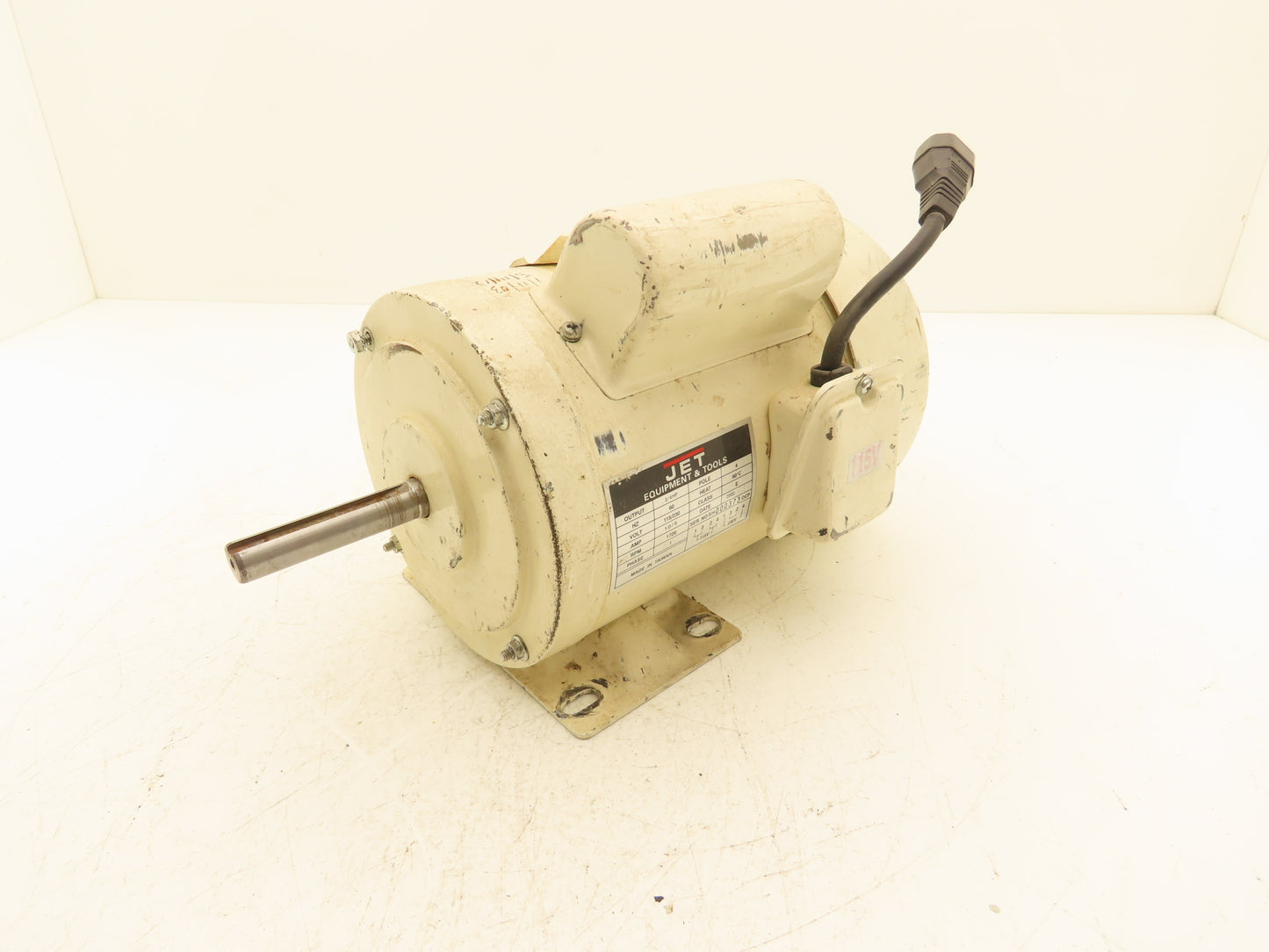 Jet Equipment & Tool Spindle Sander Motor 3/4Hp 1720 RPM 115/230V 1PH
