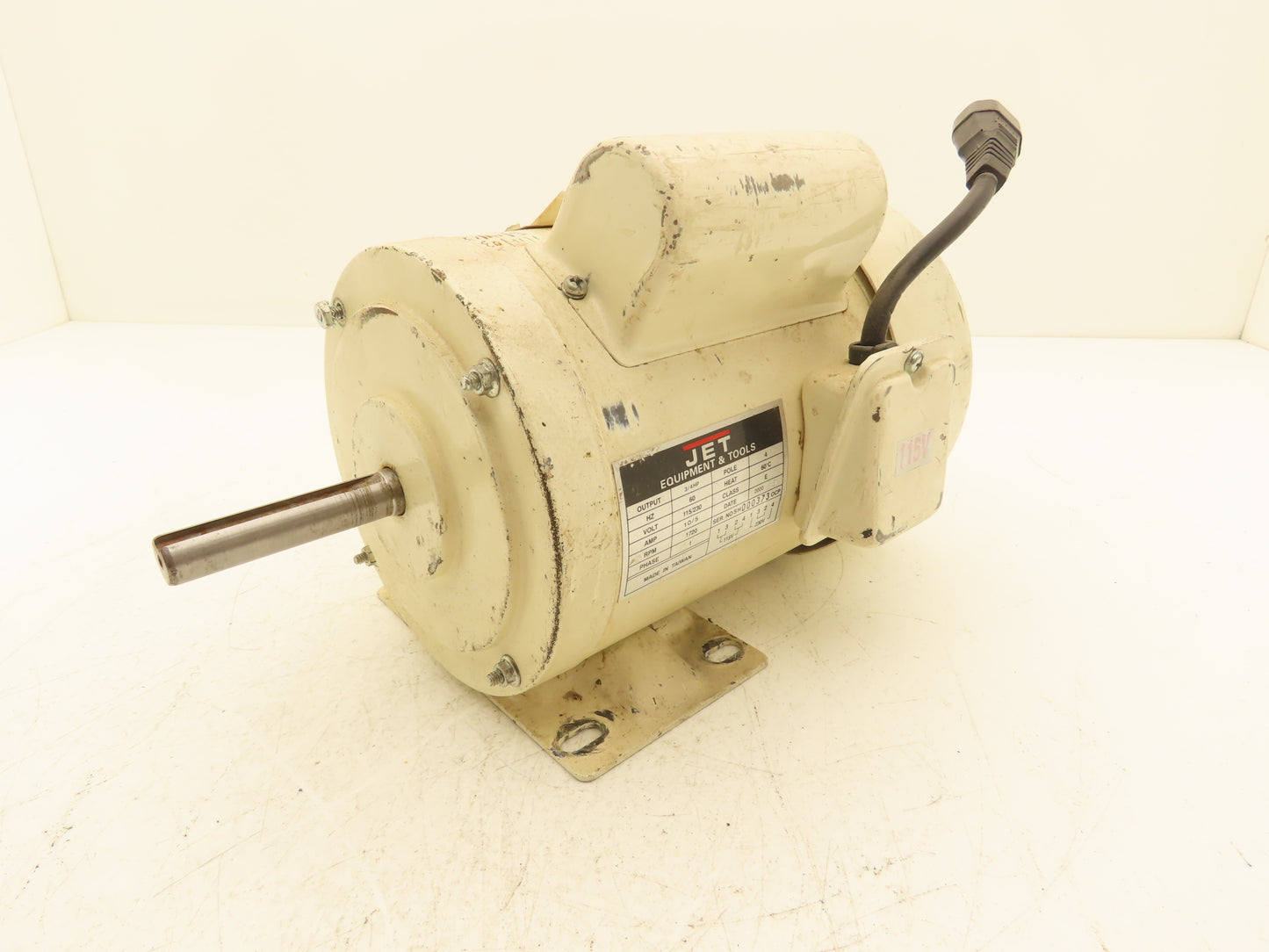 Jet Equipment & Tool Spindle Sander Motor 3/4Hp 1720 RPM 115/230V 1PH