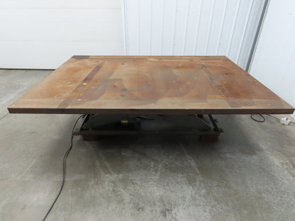 Pentalift 7P484 4000lbs Hydraulic Scissor Lift Table 48" Travel 88x60" Top 3Ph