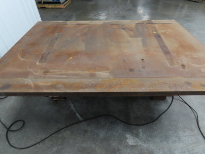 Pentalift 7P484 4000lbs Hydraulic Scissor Lift Table 48" Travel 88x60" Top 3Ph