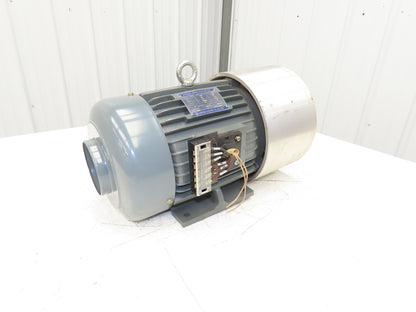 Superb Electric TEIFH Pin Router Motor w/Pulley 7.5Hp 1720/3450RPM 460V 3PH 112M