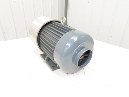 Superb Electric TEIFH Pin Router Motor w/Pulley 7.5Hp 1720/3450RPM 460V 3PH 112M