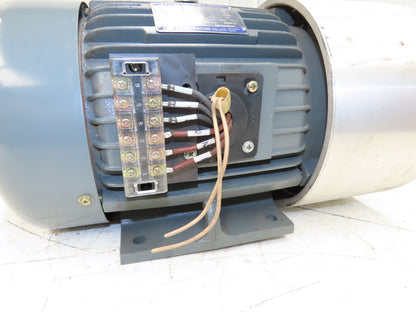 Superb Electric TEIFH Pin Router Motor w/Pulley 7.5Hp 1720/3450RPM 460V 3PH 112M