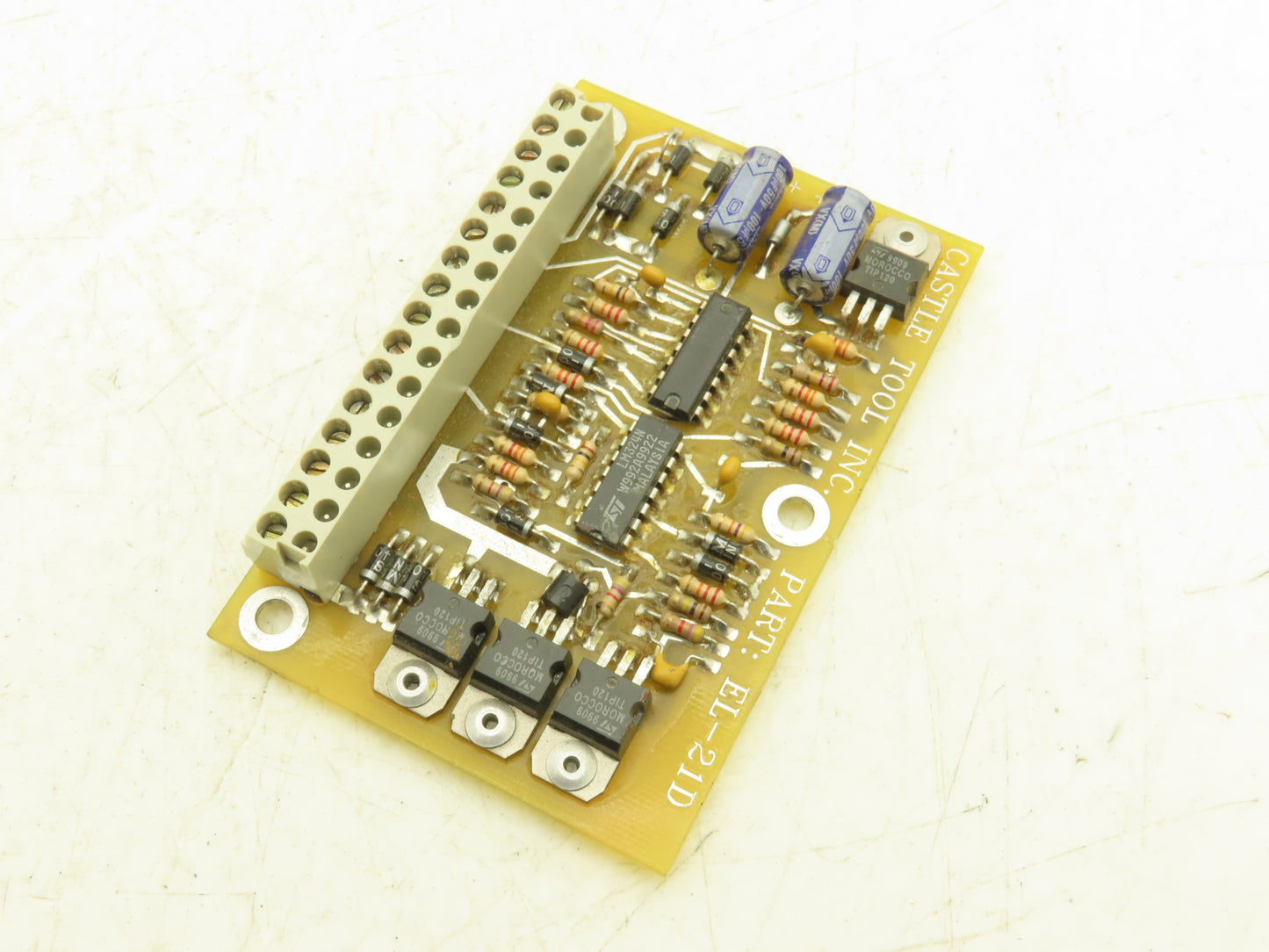 Castle Tool EL-21D Control Circuit Board for TSM-35 Pocket Hole Cutter Machine