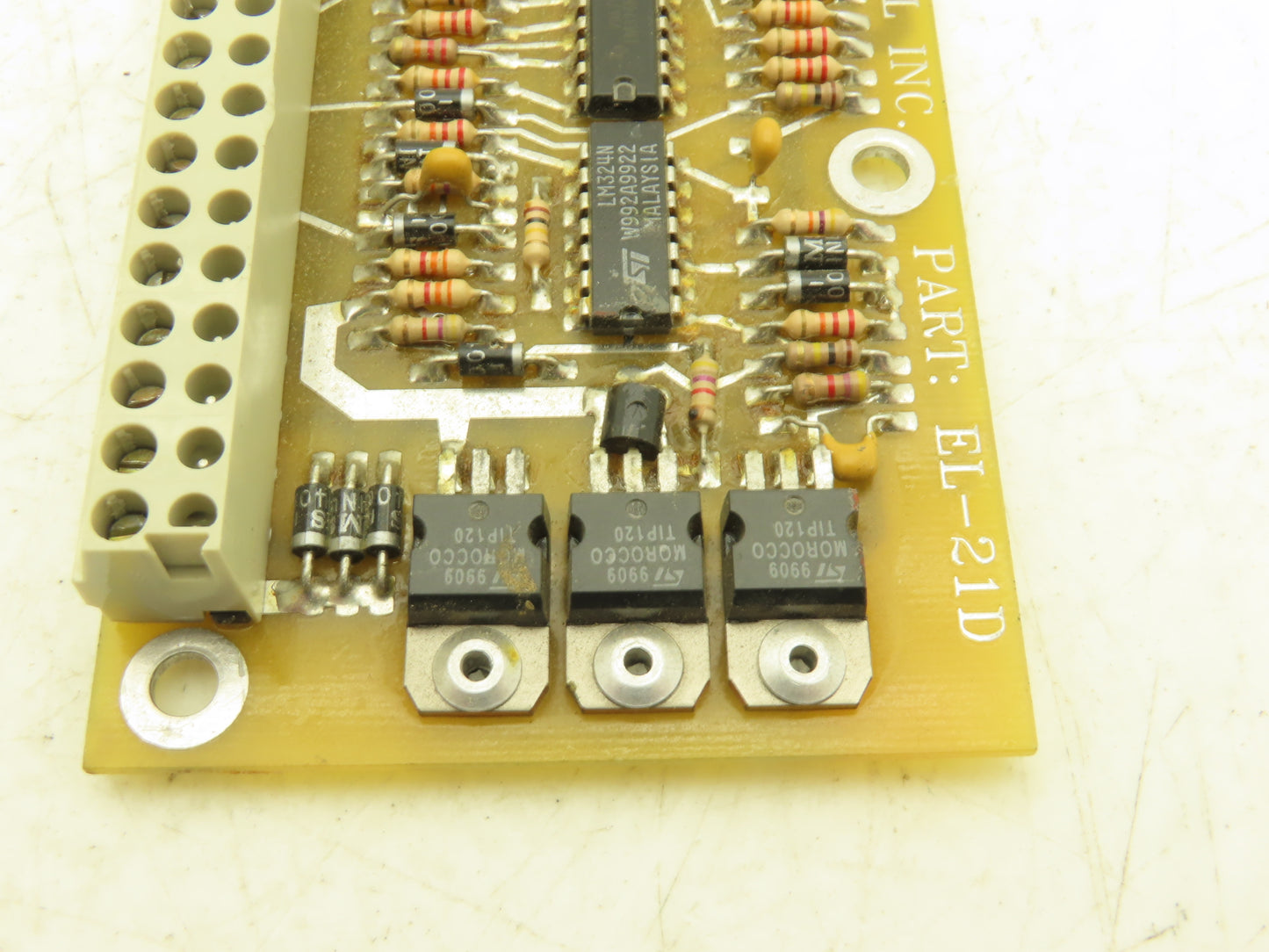 Castle Tool EL-21D Control Circuit Board for TSM-35 Pocket Hole Cutter Machine