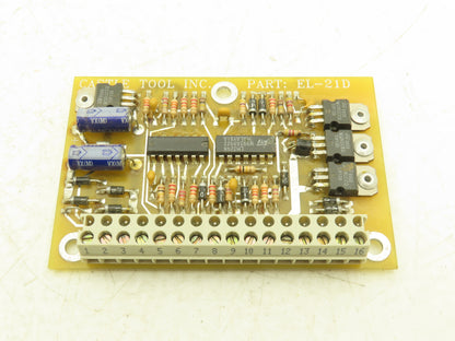 Castle Tool EL-21D Control Circuit Board for TSM-35 Pocket Hole Cutter Machine