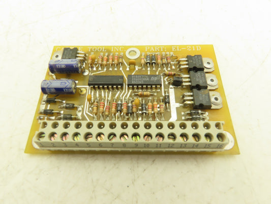 Castle Tool EL-21D Control Circuit Board for TSM-35 Pocket Hole Cutter Machine