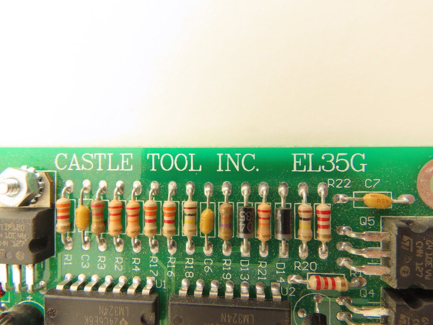 Castle Tool EL35G Control Circuit Board for TSM-35 Pocket Hole Cutter Machine