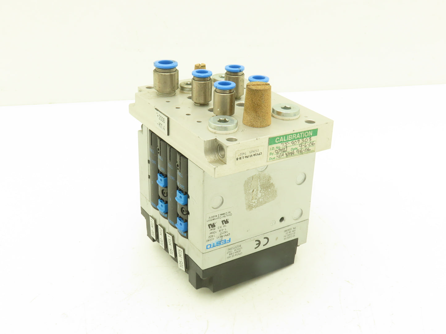 Festo CPV14-GE-ASI-4E4A-Z-M8 Pneumatic 4-Station Solenoid Valve Manifold 24VDC