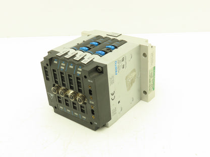 Festo CPV14-GE-ASI-4E4A-Z-M8 Pneumatic 4-Station Solenoid Valve Manifold 24VDC