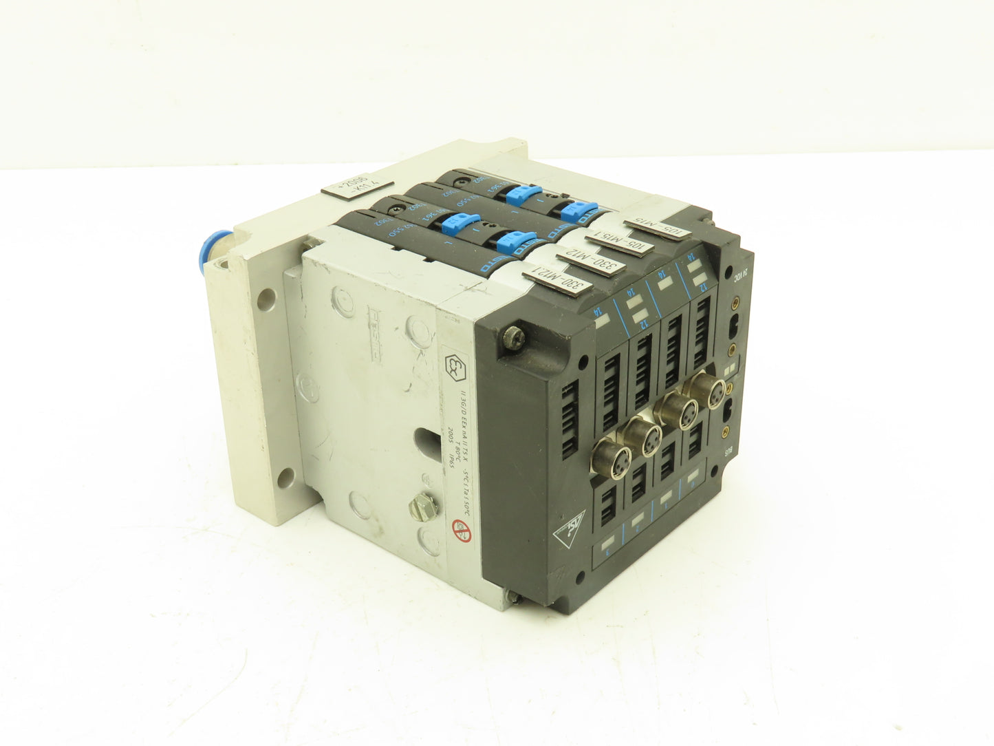 Festo CPV14-GE-ASI-4E4A-Z-M8 Pneumatic 4-Station Solenoid Valve Manifold 24VDC
