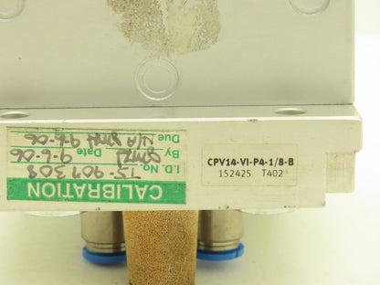 Festo CPV14-GE-ASI-4E4A-Z-M8 Pneumatic 4-Station Solenoid Valve Manifold 24VDC