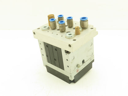 Festo CPV14-GE-ASI-4E4A-Z-M8 Pneumatic 4-Station Solenoid Valve Manifold 24VDC