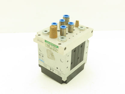 Festo CPV14-GE-ASI-4E4A-Z-M8 Pneumatic 4-Station Solenoid Valve Manifold 24VDC