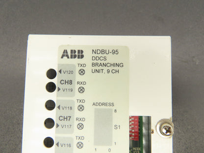 ABB NDBU-95 DDCS Branching Unit 9 Channel 24 VDC