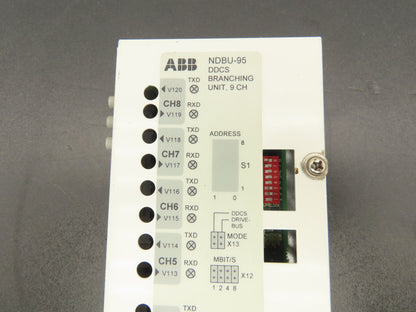 ABB NDBU-95 DDCS Branching Unit 9 Channel 24 VDC