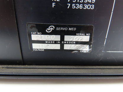 Servomed AB 2100 Evaporimeter Unit EP1 115VAC