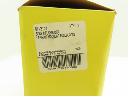 Cooper Bussman BH-3144 Buss Modular Fuseblock 1 Pair 770V - 700A 200k SYM Amps