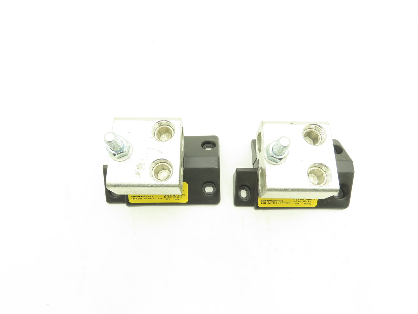 Cooper Bussman BH-3144 Buss Modular Fuseblock 1 Pair 770V - 700A 200k SYM Amps