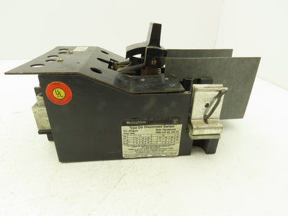Westinghouse DS464R Disconnect Switch 200A 150Hp 600VAC 250VDC