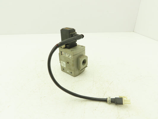 SMC AV3000-03-5GSC Pneumatic 2-Way Soft Start Solenoid Valve 24VDC 3/8" NPT