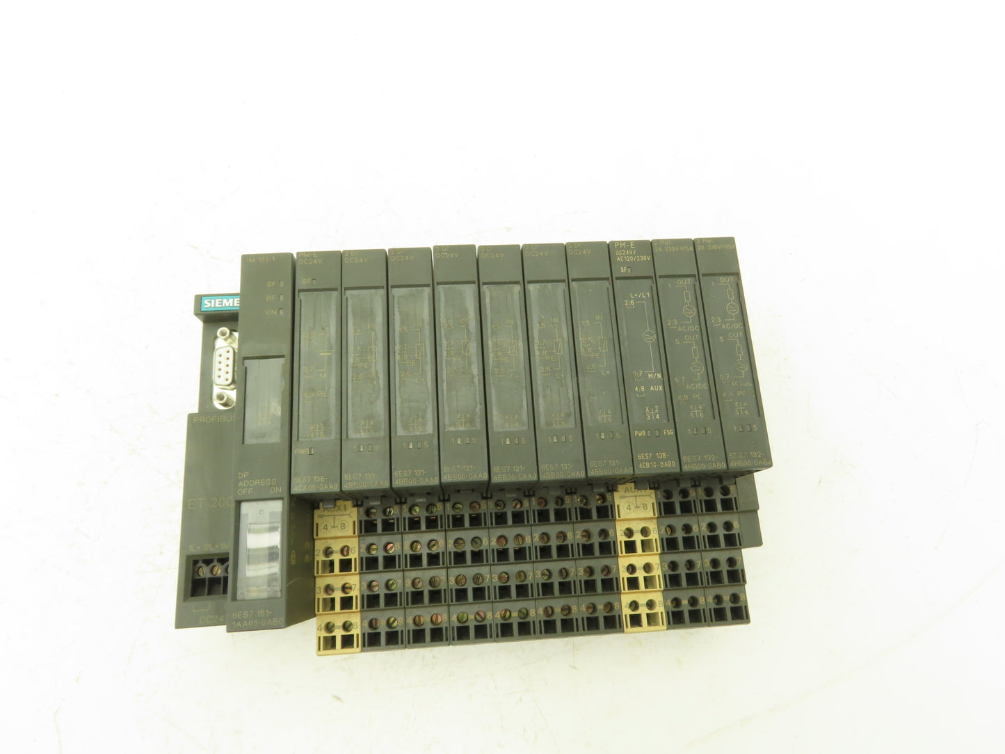 Siemens ET200S Profibus Remote Digital Input/Output Assembly 12 Input 4 Output