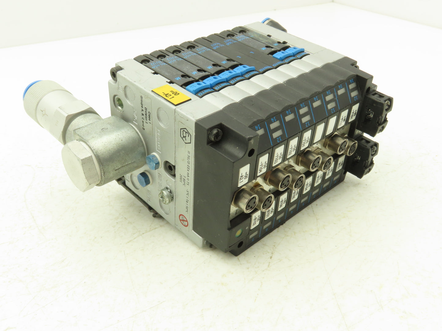 Festo CPV10-GE-ASI-8E8A-Z M8 Pneumatic 8 Station Solenoid Valve Manifold 24VDC