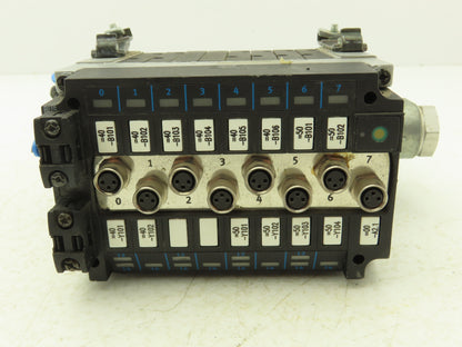 Festo CPV10-GE-ASI-8E8A-Z M8 Pneumatic 8 Station Solenoid Valve Manifold 24VDC