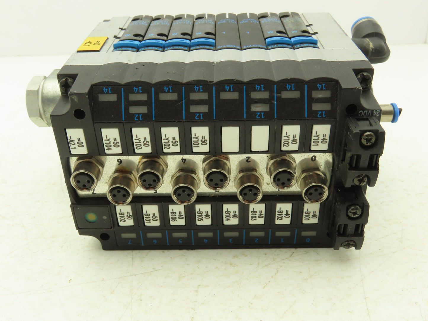 Festo CPV10-GE-ASI-8E8A-Z M8 Pneumatic 8 Station Solenoid Valve Manifold 24VDC