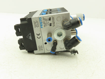 Festo CPV10-GE-ASI-8E8A-Z M8 Pneumatic 8 Station Solenoid Valve Manifold 24VDC