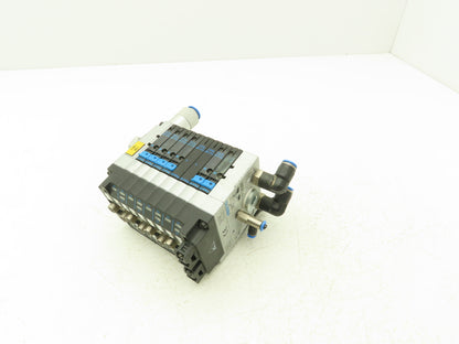 Festo CPV10-GE-ASI-8E8A-Z M8 Pneumatic 8 Station Solenoid Valve Manifold 24VDC