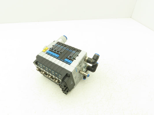 Festo CPV10-GE-ASI-8E8A-Z M8 Pneumatic 8 Station Solenoid Valve Manifold 24VDC