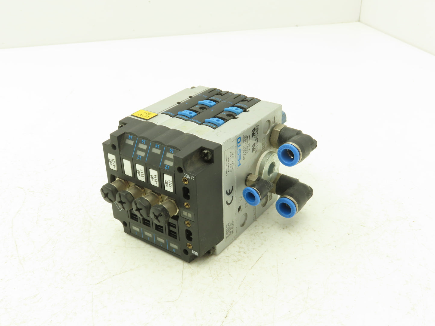 Festo CPV10-GE-ASI-4E4A-Z M8 Pneumatic 4 Station Solenoid Valve Manifold 24VDC
