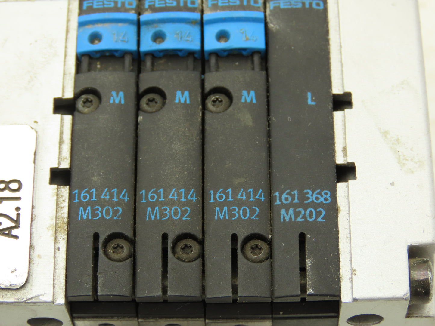 Festo CPV10-GE-ASI-4E4A-Z M8 Pneumatic 4 Station Solenoid Valve Manifold 24VDC