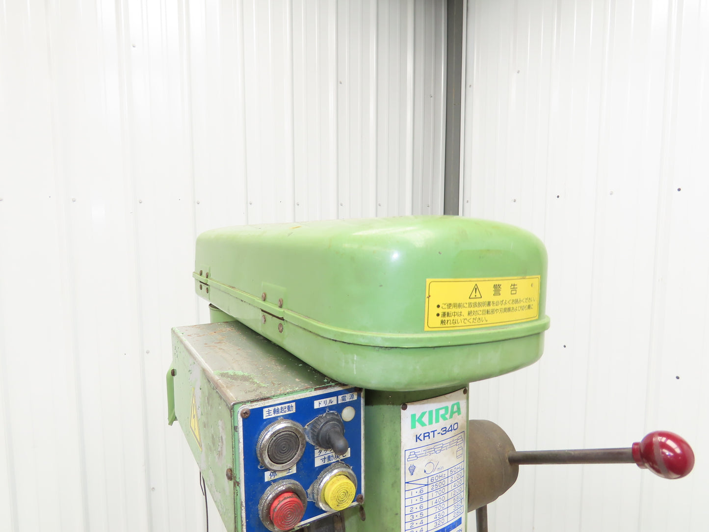 Kira KRT-340 Bench Drill Press Drilling 13mm Tapping 12mm Capacity 230V 3Ph