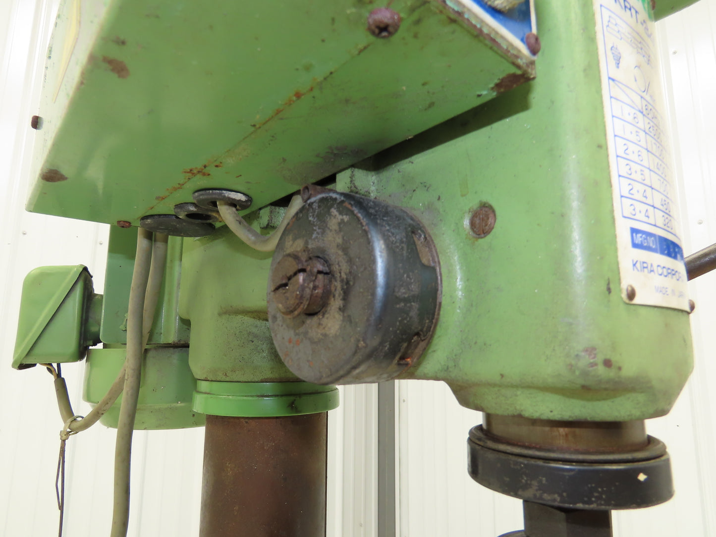 Kira KRT-340 Bench Drill Press Drilling 13mm Tapping 12mm Capacity 230V 3Ph