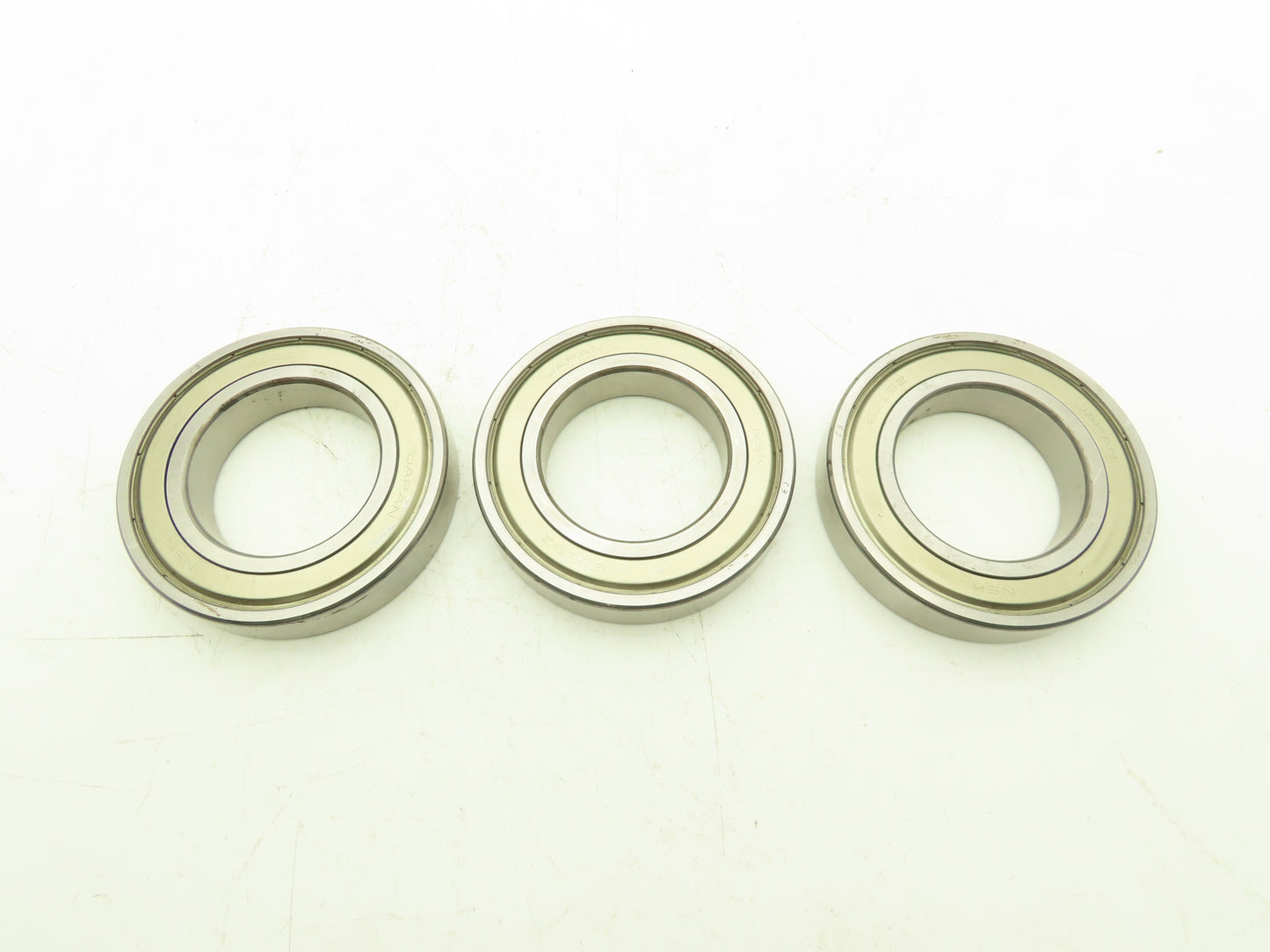NSK 6215Z Ball Bearing Double Seal 75mm ID x 130mm OD x 25mm Width Lot of 3