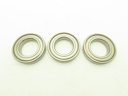 NSK 6215Z Ball Bearing Double Seal 75mm ID x 130mm OD x 25mm Width Lot of 3
