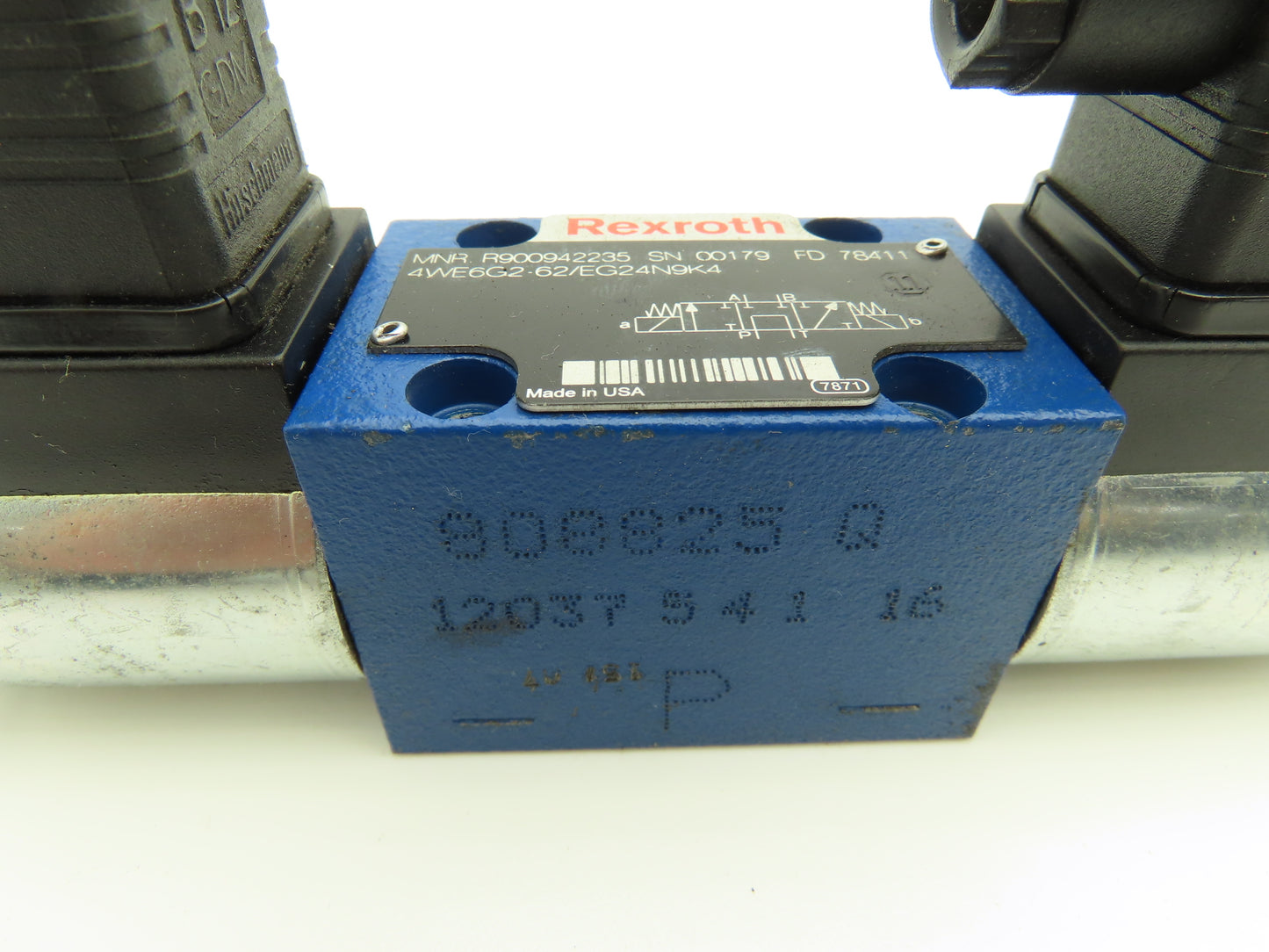 Rexroth 4WE6G2-62/EG24N9K4 Hydraulic Directional Solenoid Valve 24VDC