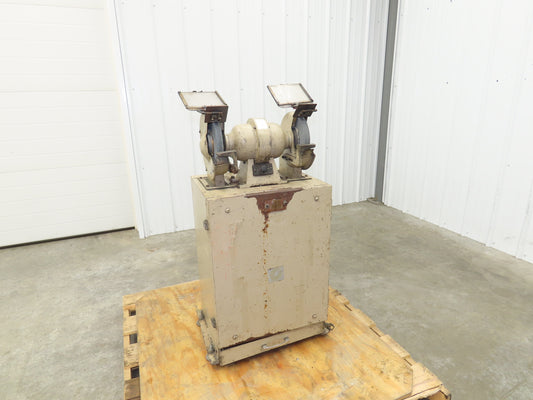 Showa SGK-N Bench Grinder Dust Collector Stand 8" 3000 RPM 230V 3Ph