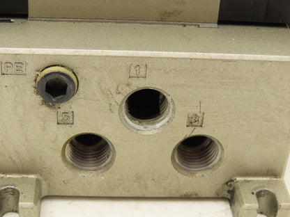 SMC VFS2600-5FZZ Pneumatic 7-Station Solenoid Valve Manifold Assembly 24VDC