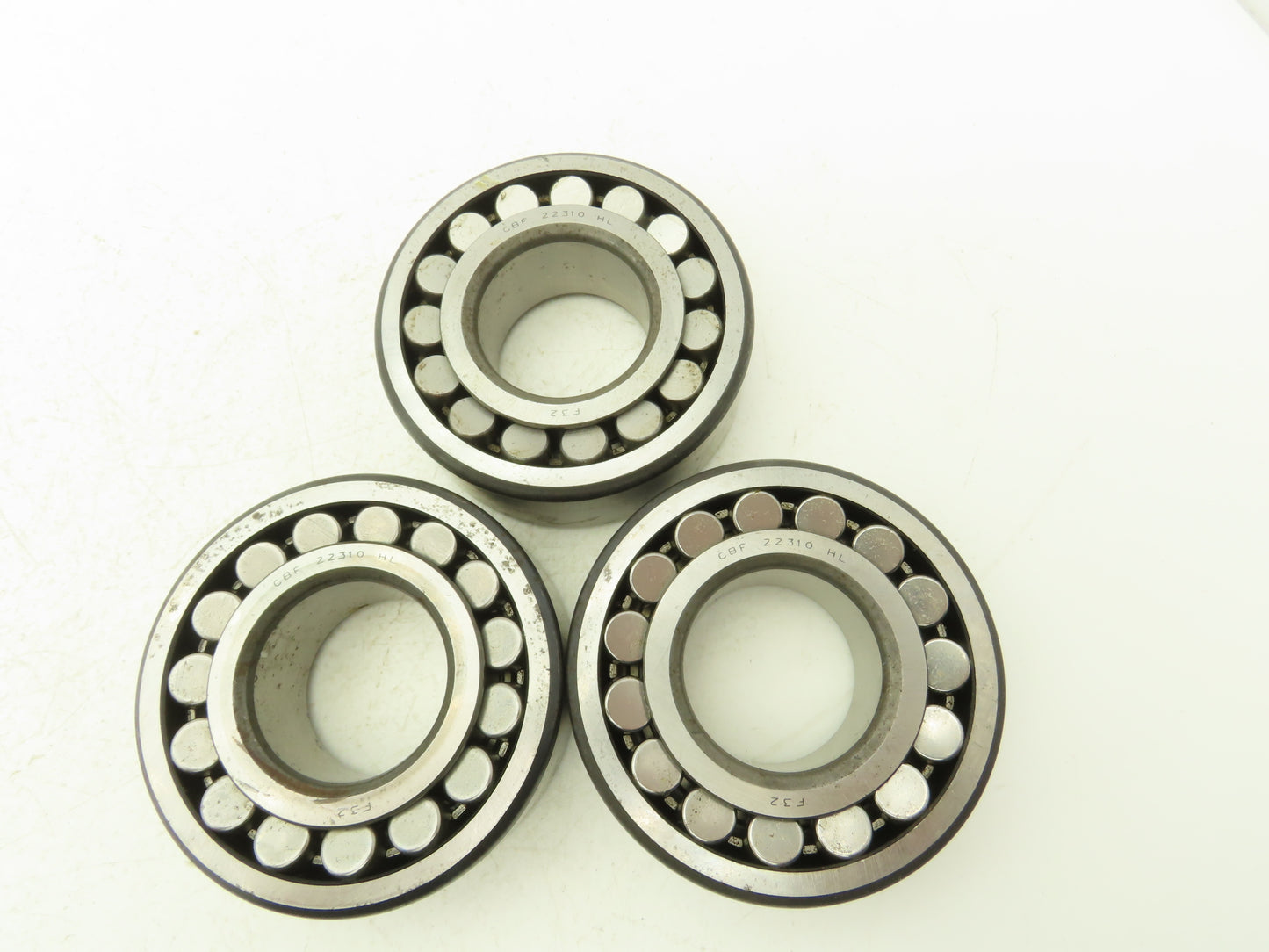 CBF 22310HL Spherical Roller Bearing 50MM ID x 110mm OD x 42mm Width Lot of 3