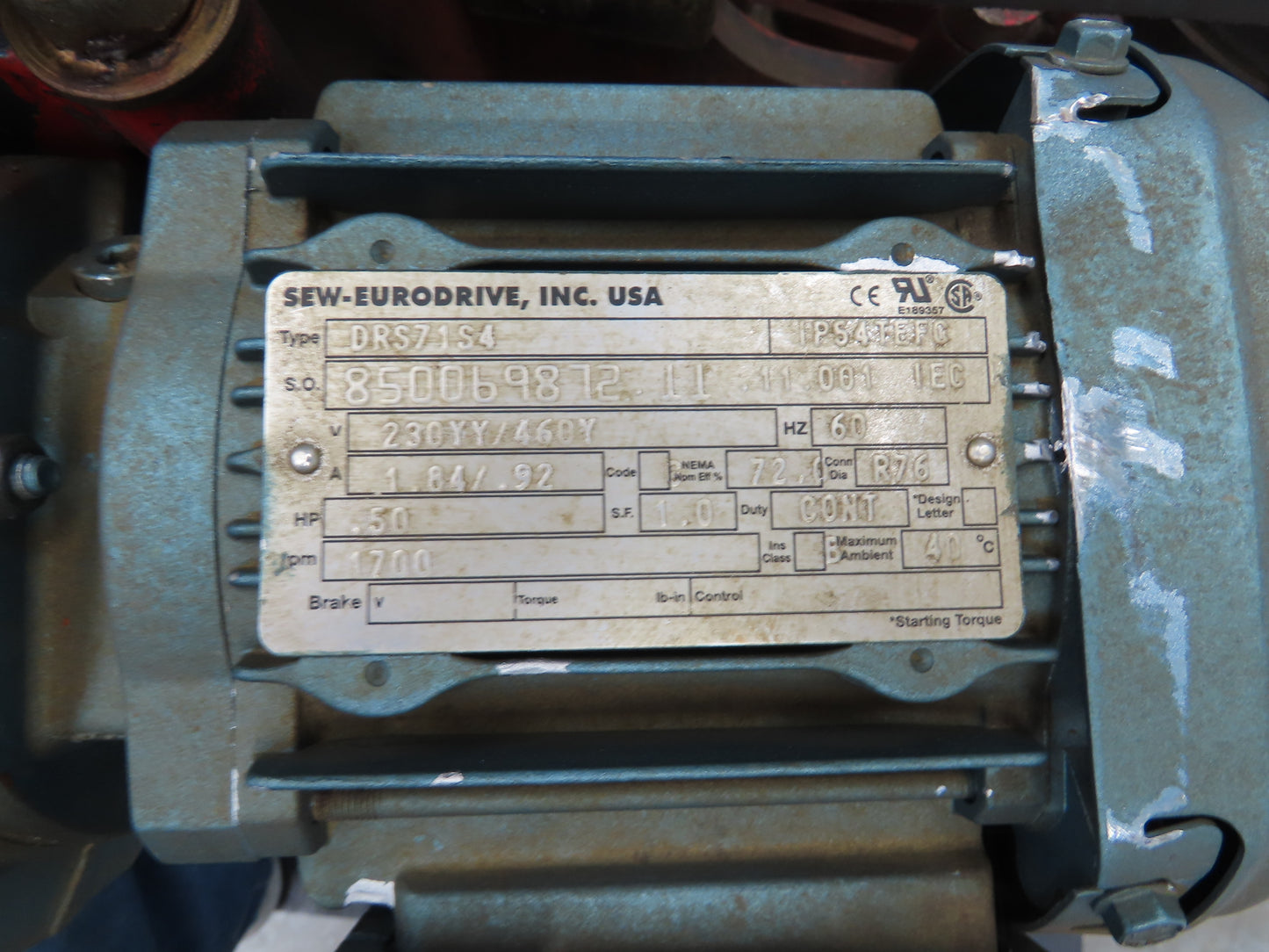 US Centrifuge A120 Simplamatic Centrifuge 2500RPM 15GPM 5Hp 230/460V
